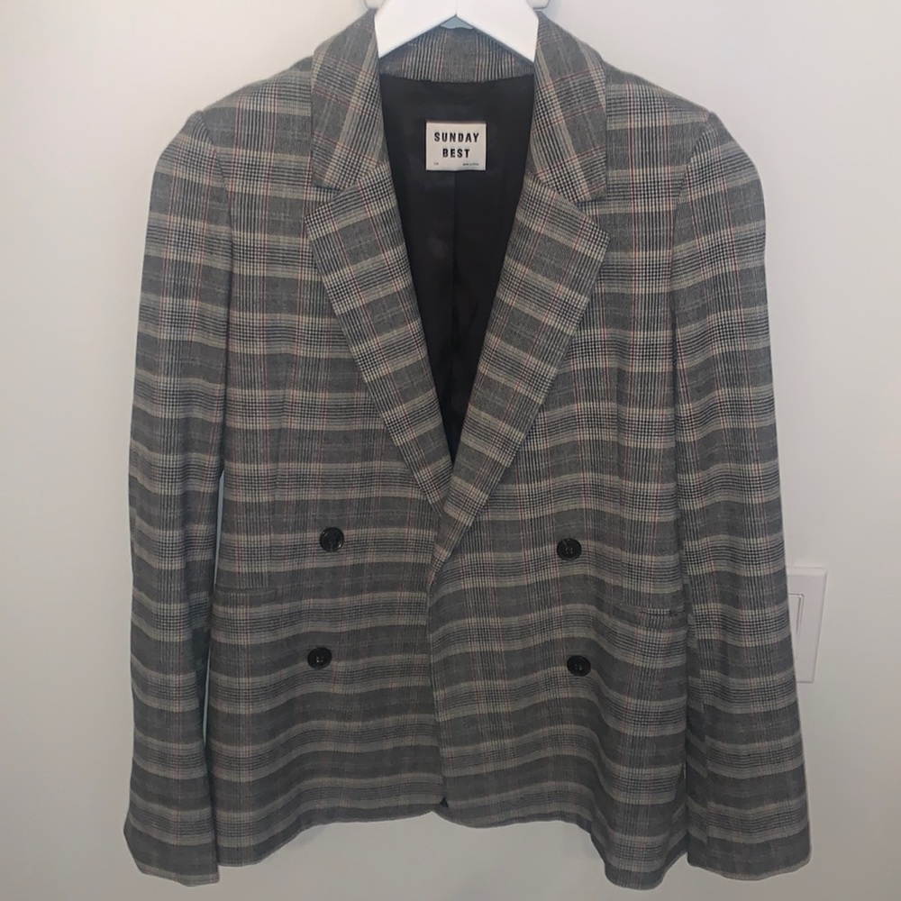 Sunday Best Galt Plaid Blazer
